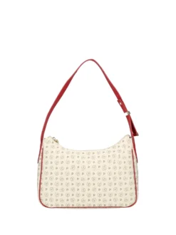BORSA A SPALLA DONNA - POLLINI AVORIO-ROSSO - TE8552PP0OQ11