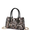 BORSA A SPALLA DONNA - SAVE MY BAG LEOPARDO - S62-SELENA-M-LY