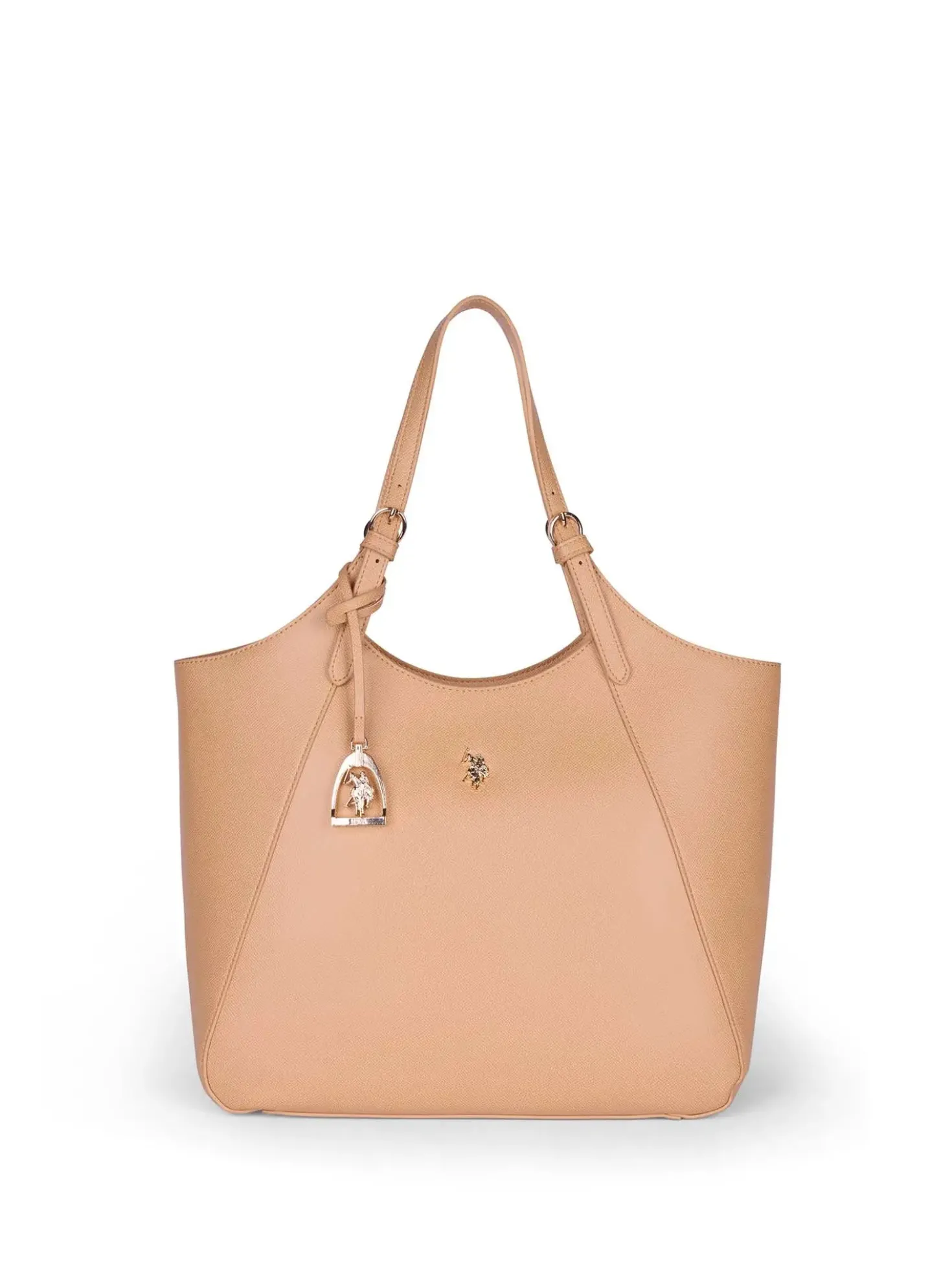 BORSA A SPALLA DONNA - US POLO ASSN. CAMEL - BEUJE9094WVP