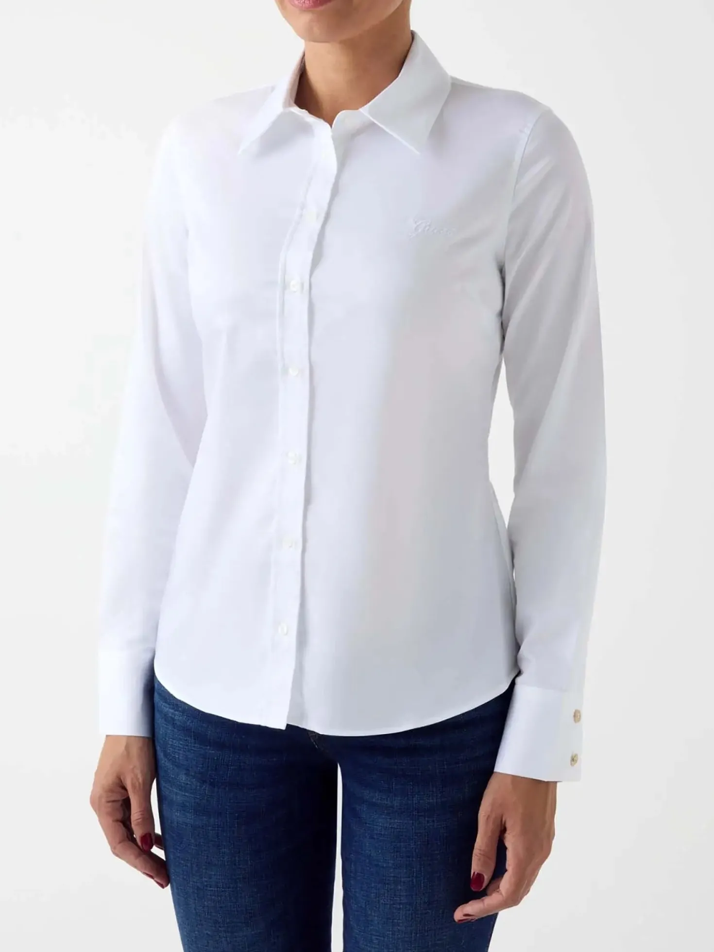 CAMICIA DONNA - GUESS APPAREL BIANCO - W6YH10 W2752