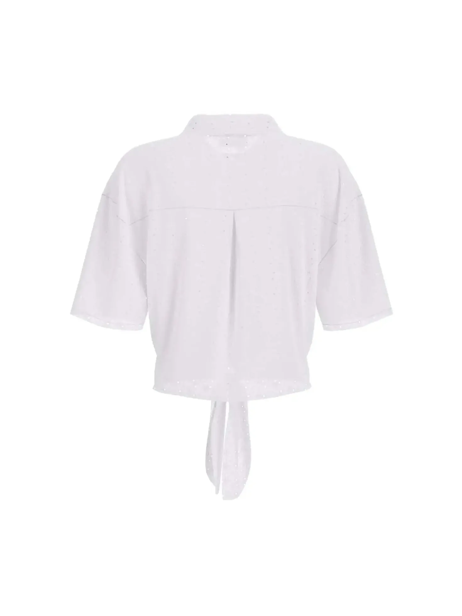 CAMICIA DONNA - GUESS JEANS BIANCO - W6GHA3 WO331