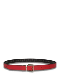 CINTURA DONNA - POLLINI NERO-ROSSO - TE6000PP05Q11