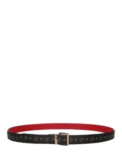 CINTURA DONNA - POLLINI NERO-ROSSO - TE6000PP05Q11