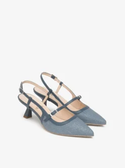 DECOLLETE DONNA - NERO GIARDINI BLU - E615471D