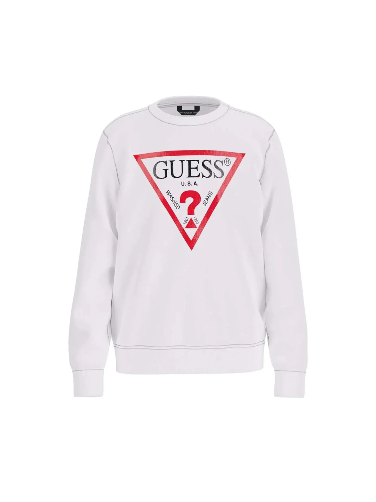 FELPA BAMBINO - GUESS KIDS BIANCO - N73Q10 KAUG0