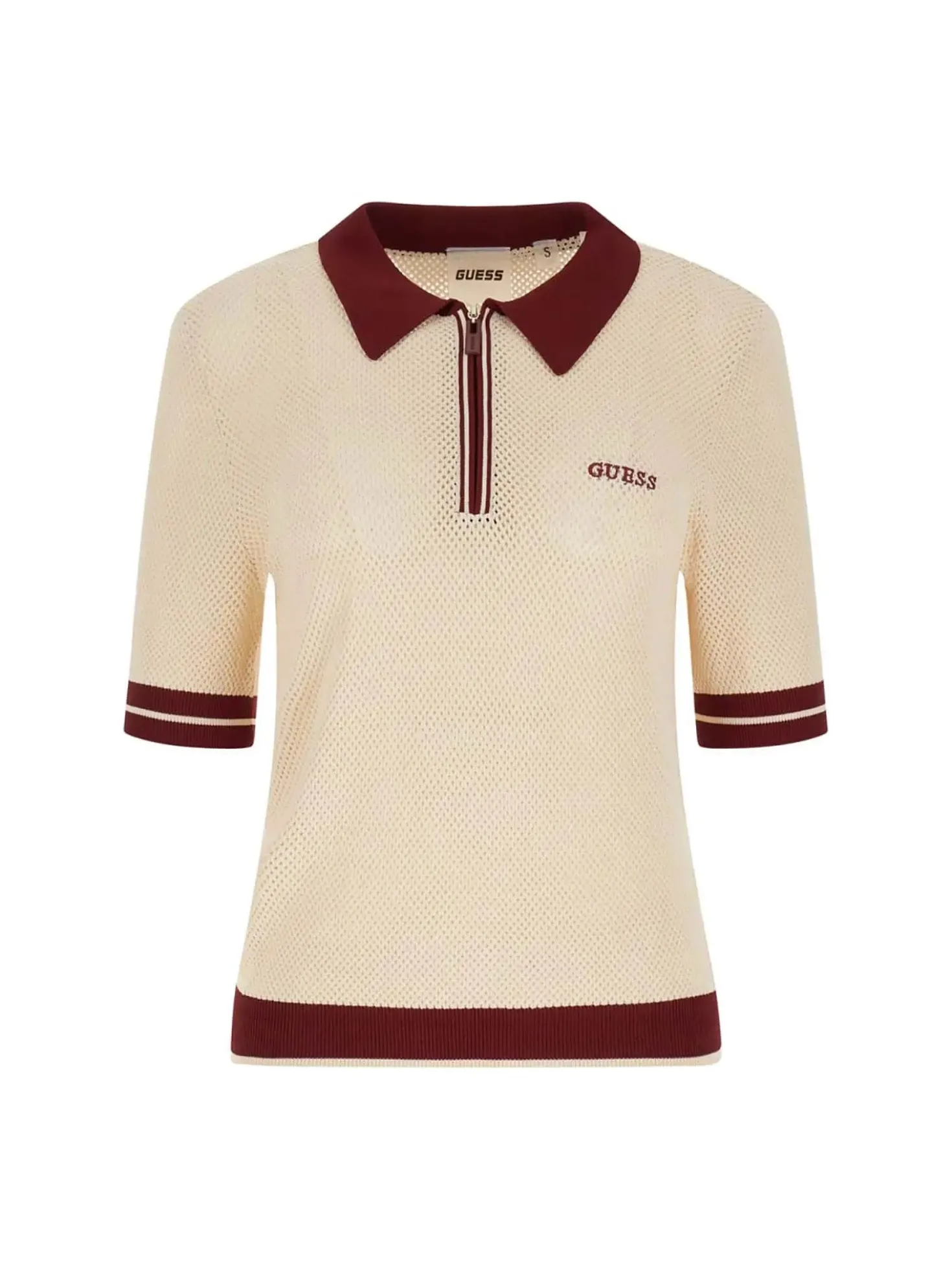 FELPA DONNA - GUESS ATHLEISURE BEIGE - V6GR04 Z0725