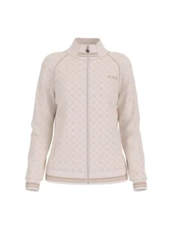 FELPA DONNA - GUESS ATHLEISURE CREMA - V5YQ03 KB212