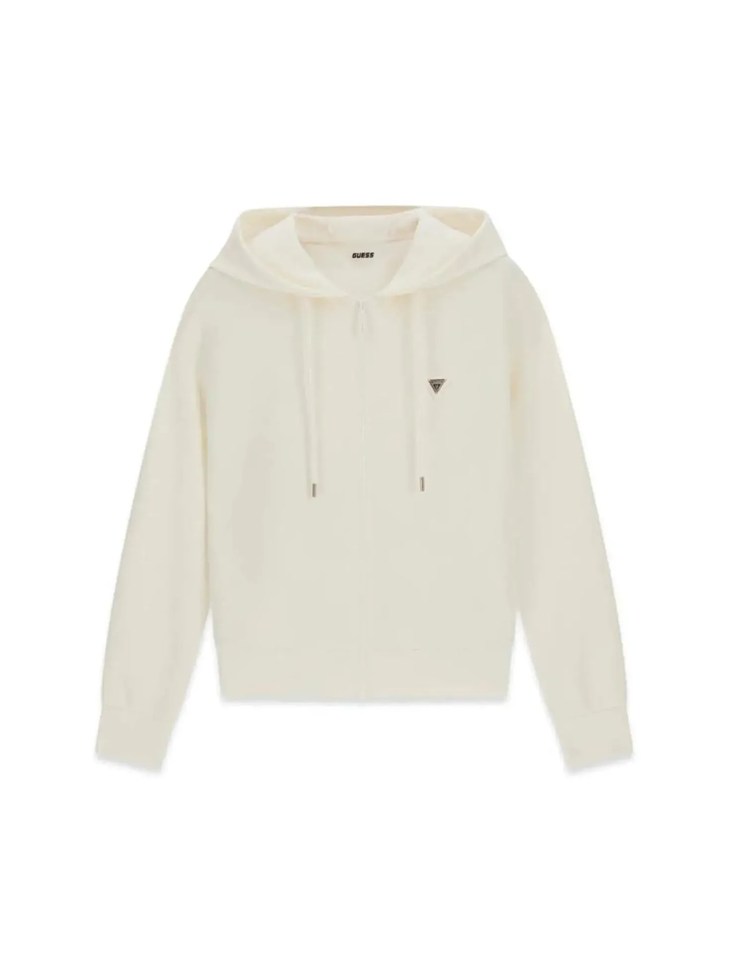 FELPA DONNA - GUESS ATHLEISURE BIANCO - V4YQ06 KCAY2
