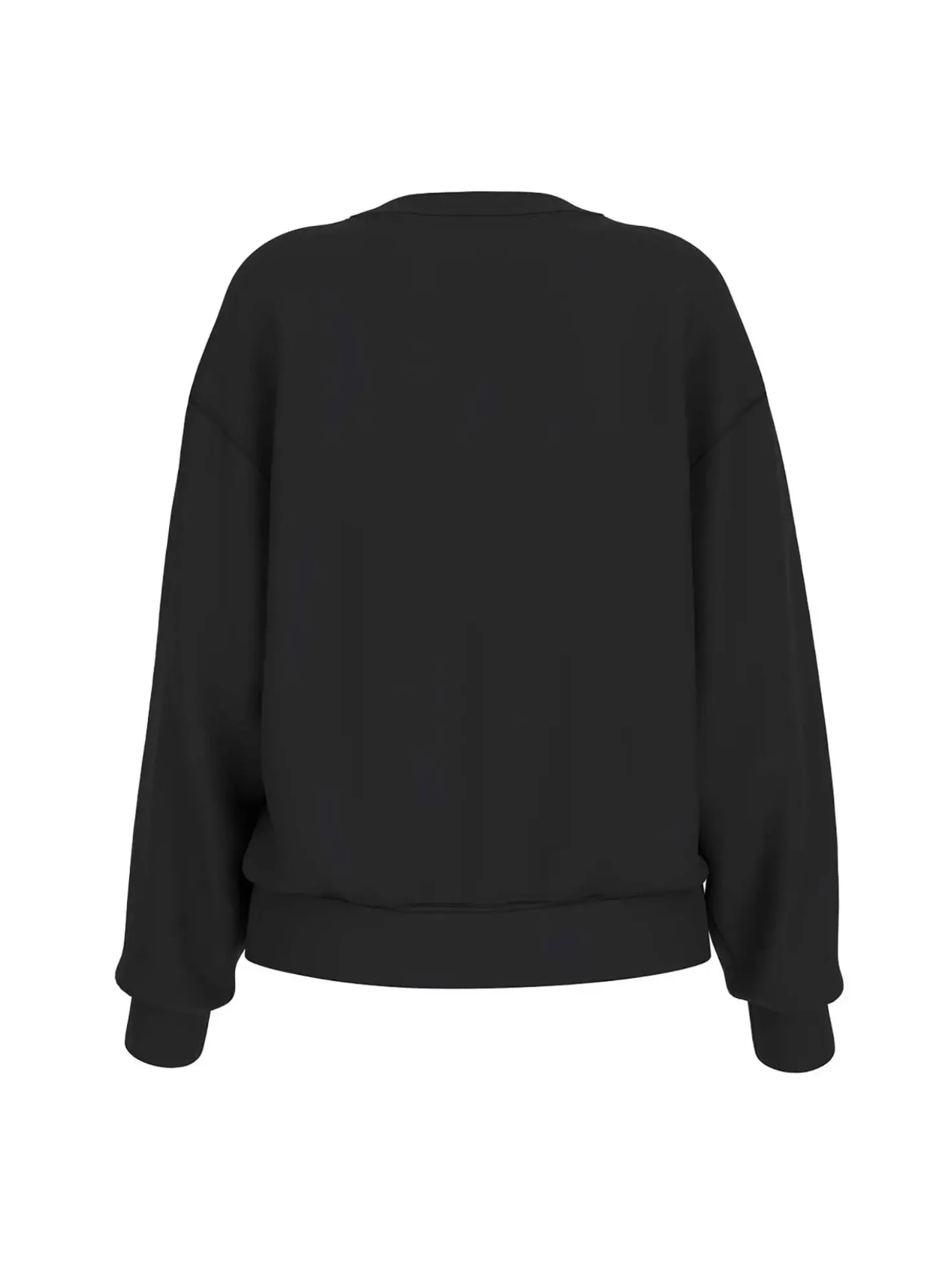 FELPA DONNA - GUESS ATHLEISURE NERO - V4BQ15 K7UW2