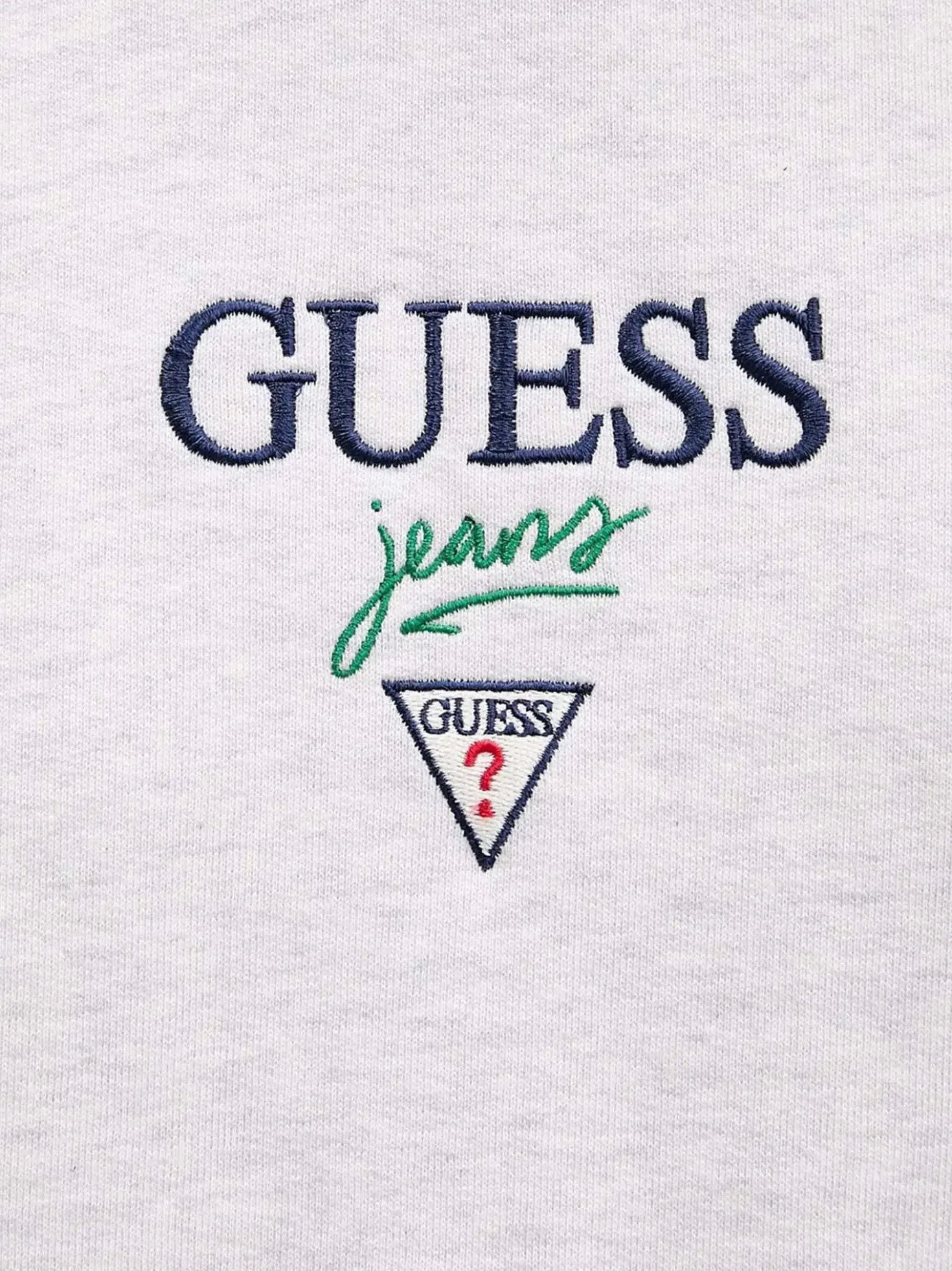 FELPA DONNA - GUESS JEANS GRIGIO - W6RQ00 K68I4