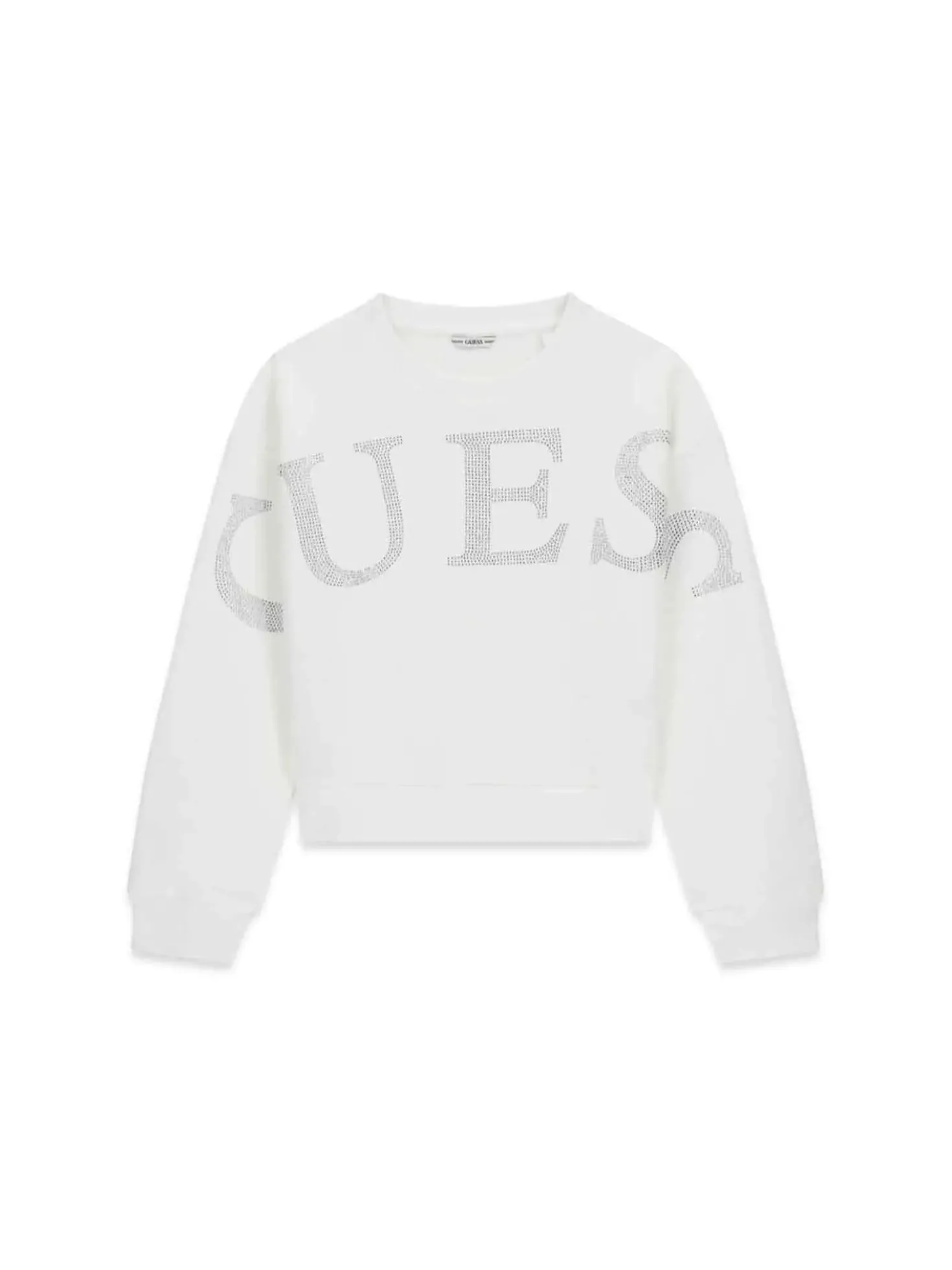 FELPA RAGAZZA - GUESS KIDS BIANCO - J6RQ10 KAD74