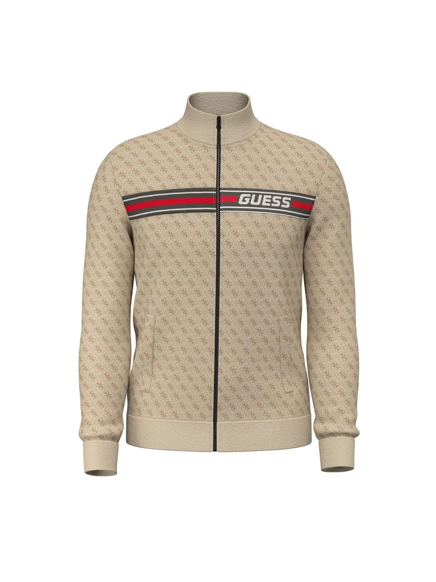 FELPA UOMO - GUESS ATHLEISURE BEIGE - Z2BQ06 K7122