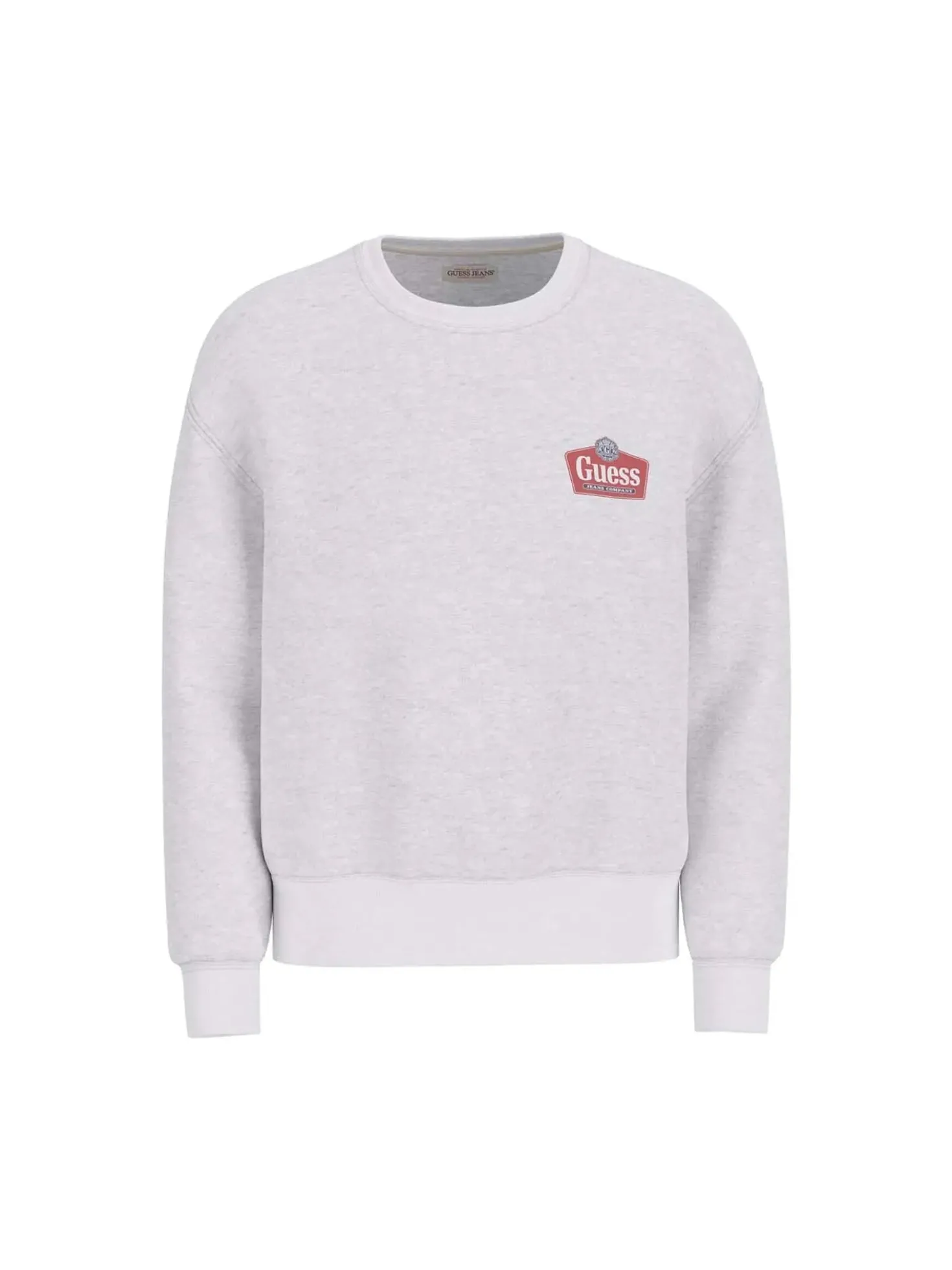 FELPA UOMO - GUESS JEANS GRIGIO - M6RQ21 KCPR1