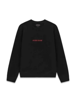FELPA UOMO - GUESS JEANS NERO - M4YQ19 K9V31