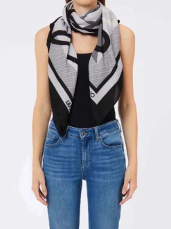 FOULARD DONNA - LIU-JO NERO - 2F6068T2745