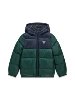 GIUBBOTTO BAMBINO - GUESS KIDS VERDE - N6YL01 W2656