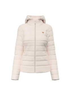 GIUBBOTTO DONNA - GUESS ATHLEISURE BIANCO - V4YL04 WF3X0