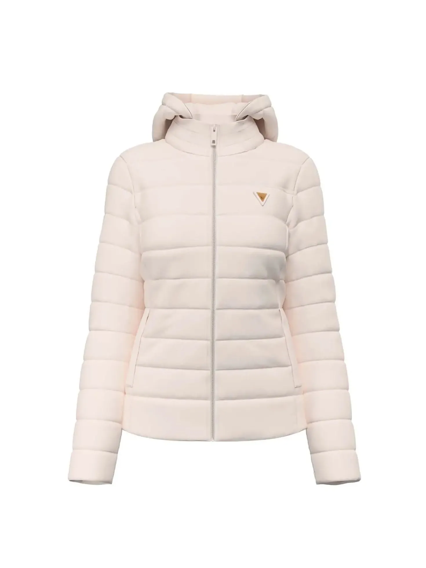 GIUBBOTTO DONNA - GUESS ATHLEISURE BIANCO - V4YL04 WF3X0