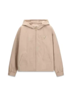 GIUBBOTTO DONNA - GUESS ATHLEISURE TAUPE - V6YL11 W2871