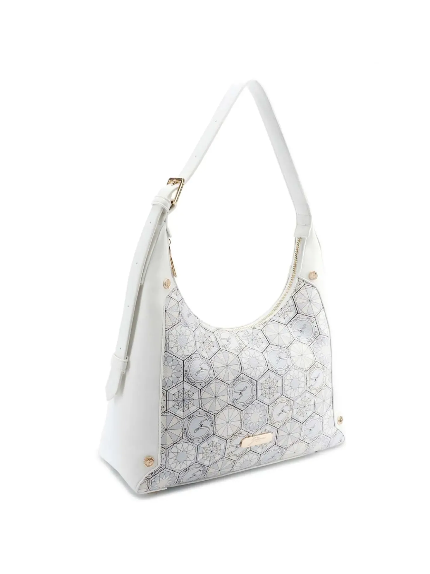 HOBO DONNA - GATTINONI ROMA BIANCO - BENTD8839WZT