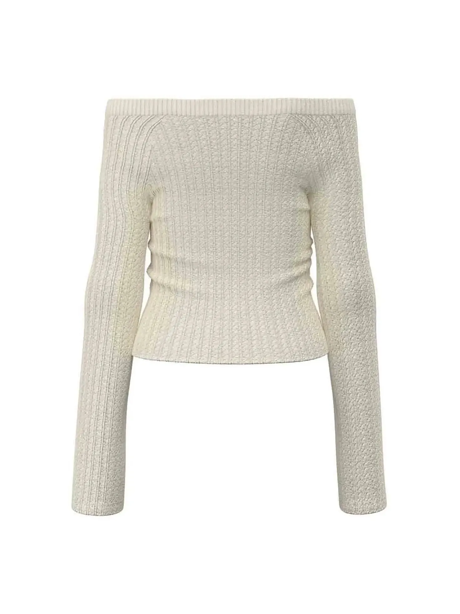 MAGLIA DONNA - GUESS JEANS BIANCO - W6YR07 Z0863