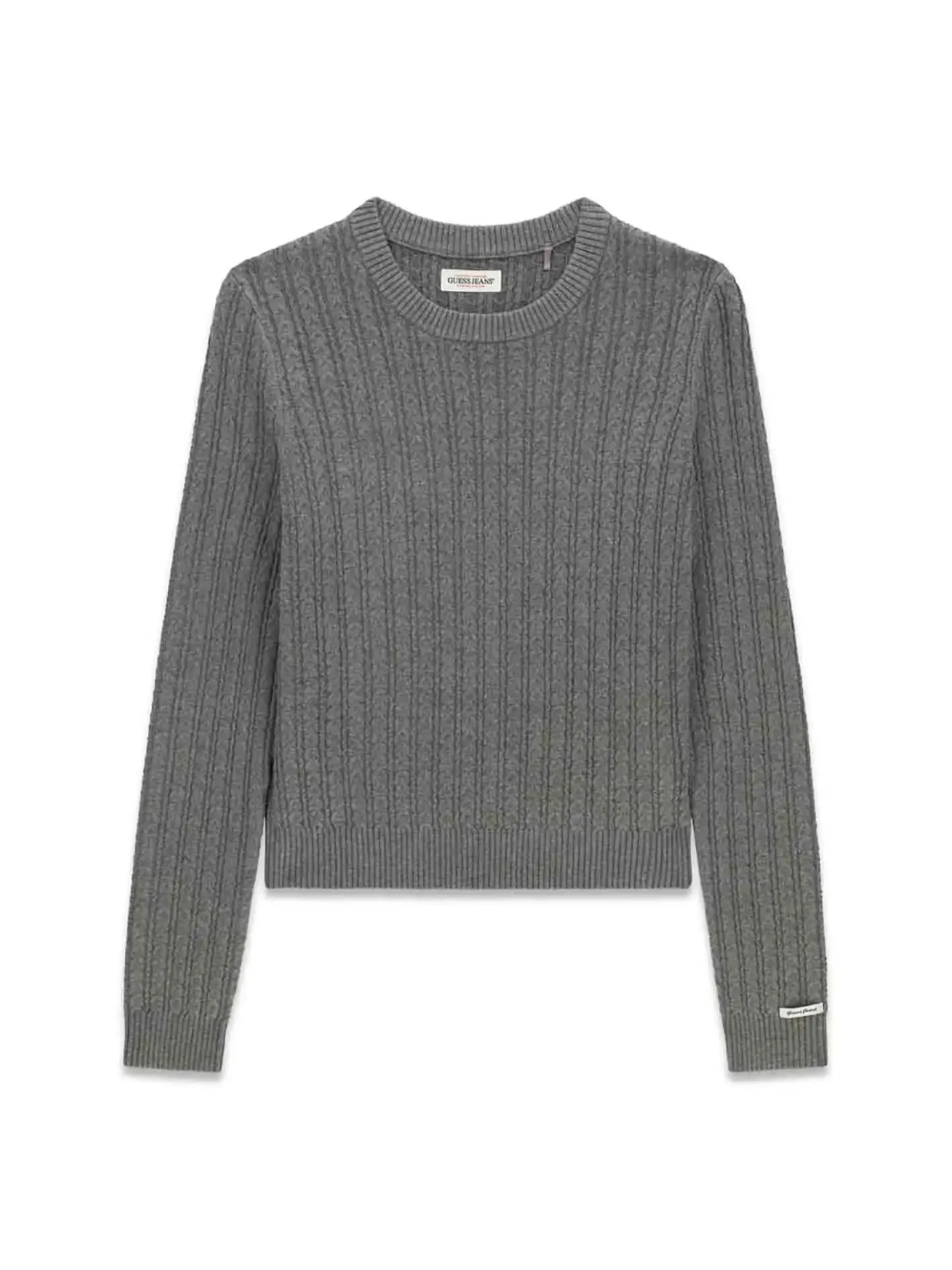 MAGLIA DONNA - GUESS JEANS GRIGIO - W6YR41 Z1102