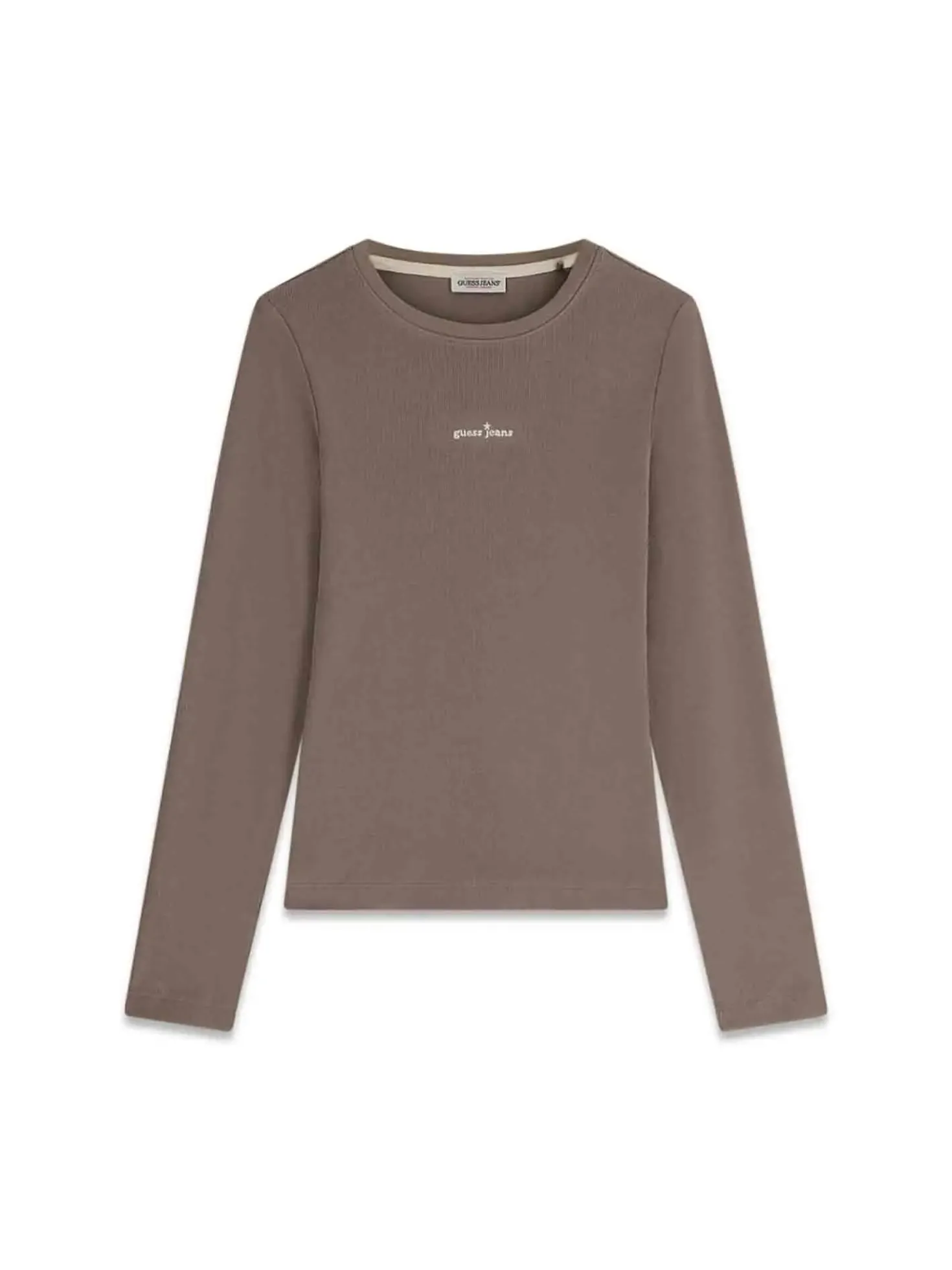 MAGLIA DONNA - GUESS JEANS TAUPE - W6YP14 K3821