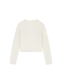 MAGLIA RAGAZZA - GUESS KIDS CREMA - J6YR11 Z0843