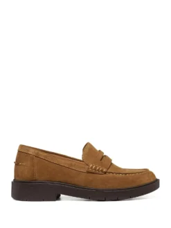 MOCASSINO DONNA - GEOX CUOIO - D65DKB 00022
