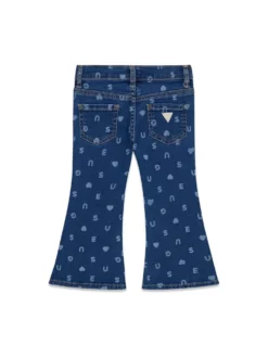 PANTALONE BAMBINA - GUESS KIDS BLU - K6YA04 D1154