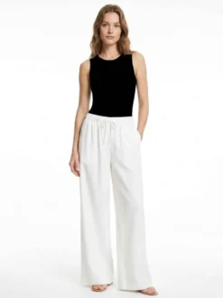 PANTALONE DONNA - GAUDI JEANS BIANCO - 611BD25017
