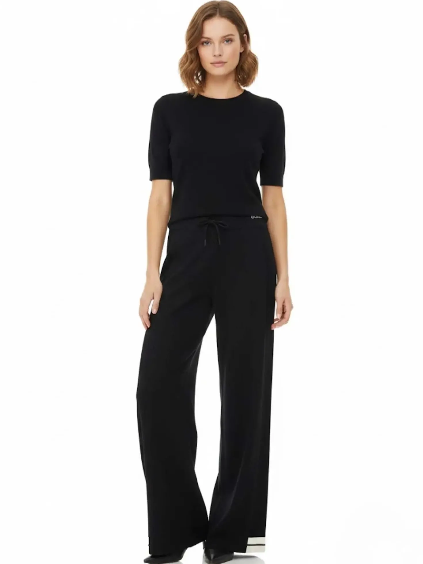PANTALONE DONNA - GUESS ATHLEISURE NERO - V6GB06 Z0651