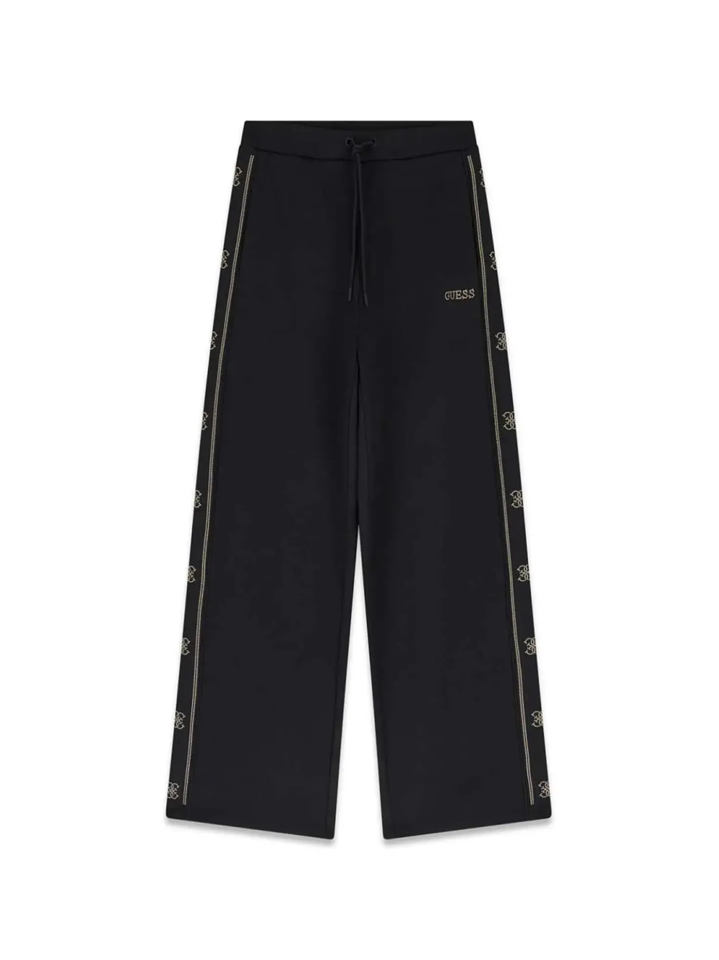 PANTALONE TUTA DONNA - GUESS ATHLEISURE NERO - V5BB12 KCX22