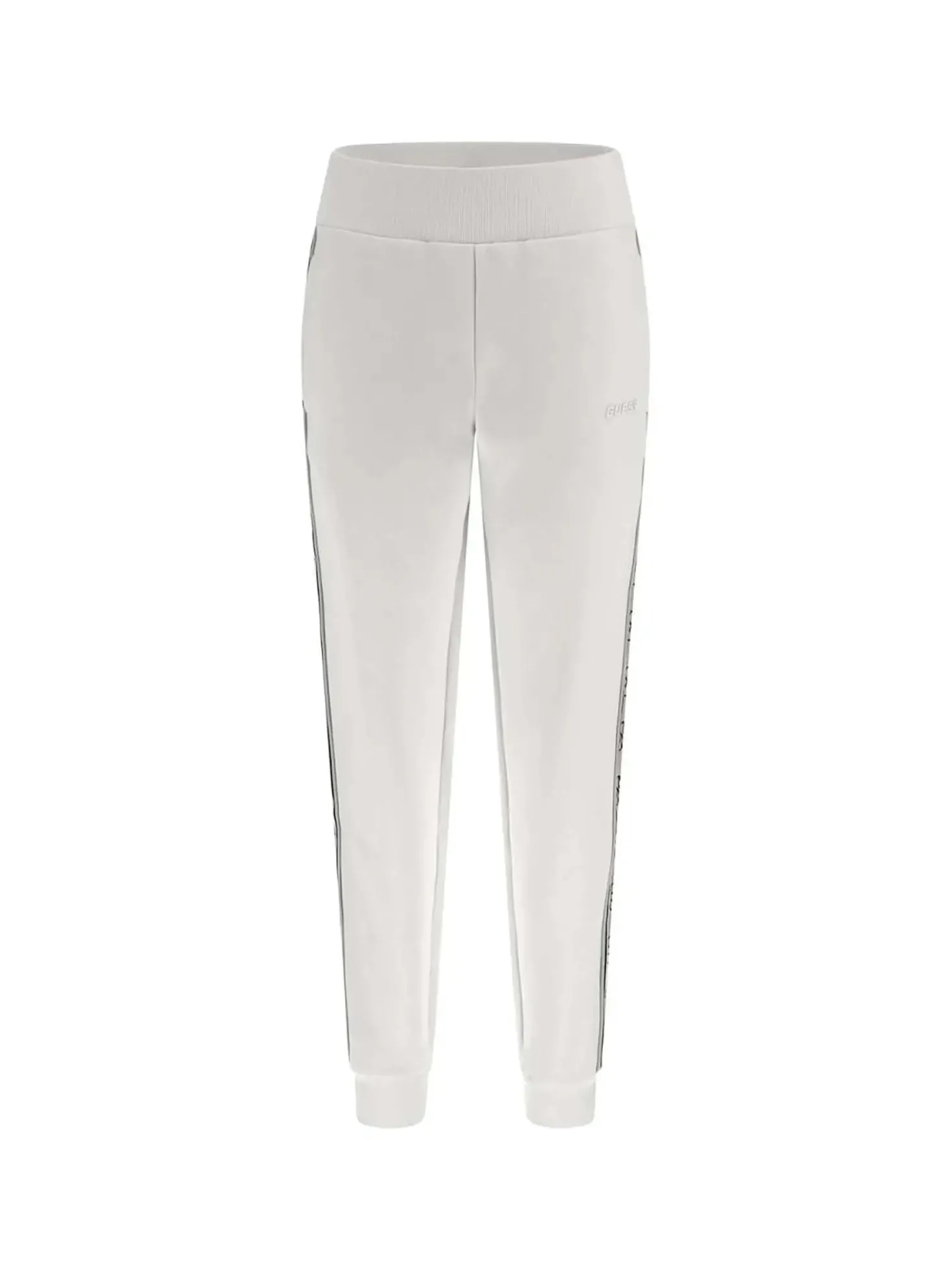 PANTALONE TUTA DONNA - GUESS ATHLEISURE BIANCO SPORCO - V2YB15 KB3P2