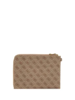 POCHETTE UOMO - GUESS BEIGE-MARRONE - PMBALO P5235