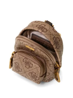 PORTA CHIAVI UOMO - GUESS BEIGE-MARRONE - RM5490 P6201