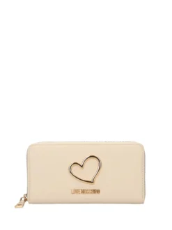 PORTAFOGLIO DONNA - LOVE MOSCHINO AVORIO - JC5505PP1OLQ0