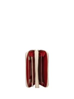 PORTAFOGLIO DONNA - POLLINI AVORIO-ROSSO - TE9002PP02Q11