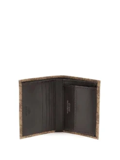PORTAFOGLIO UOMO - GUESS BEIGE-MARRONE - SMVELE LEA22