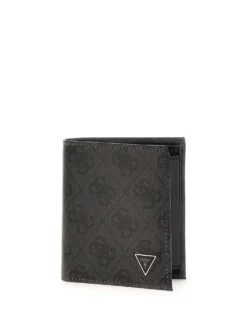 PORTAFOGLIO UOMO - GUESS NERO - SMVELE LEA22