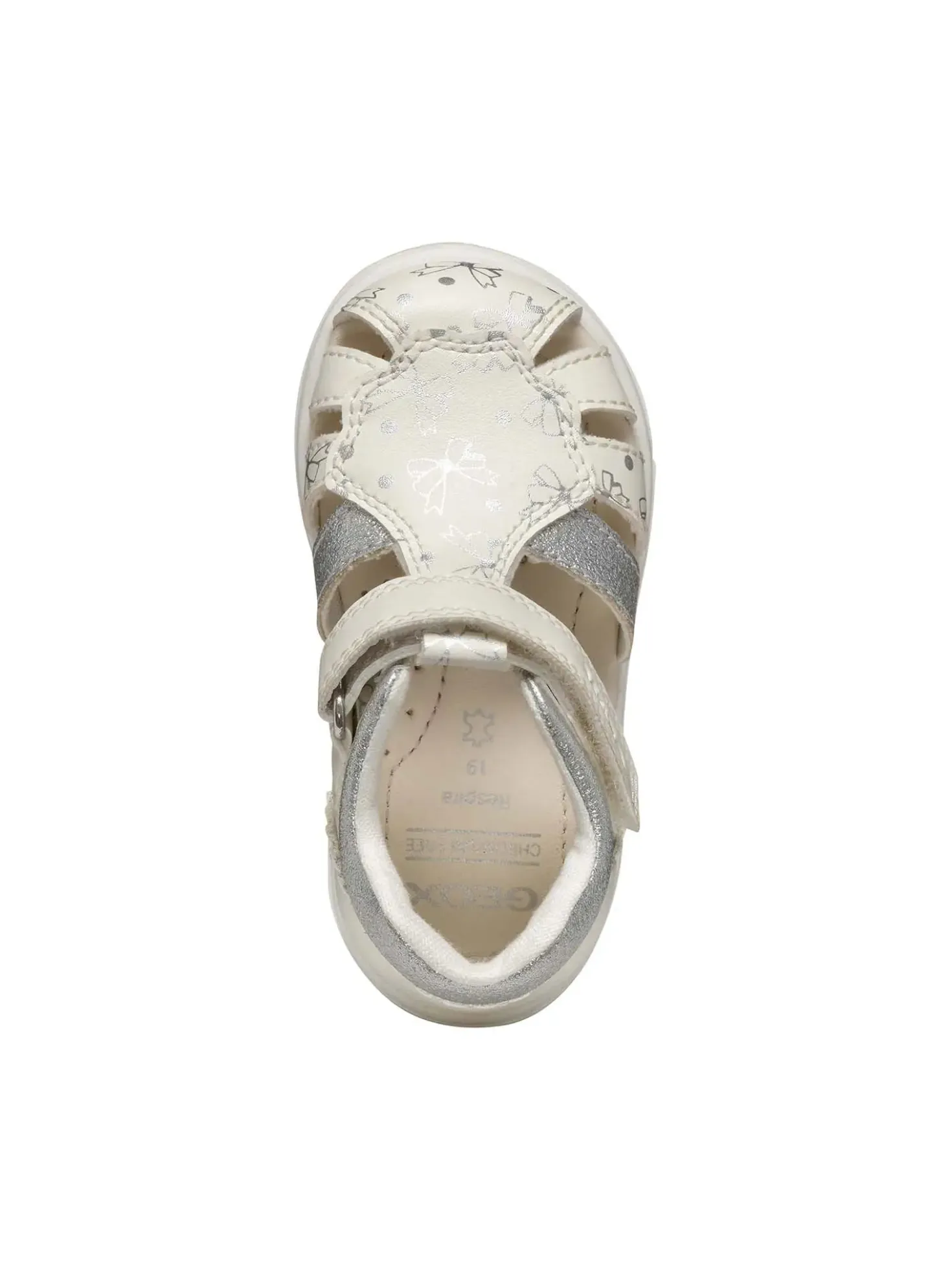 RAGNETTO BAMBINA - GEOX BIANCO-ARGENTO - B556FA 000BC