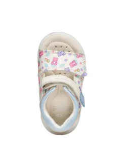 SANDALO BAMBINA - GEOX BIANCO-BLU - B556FC 05404