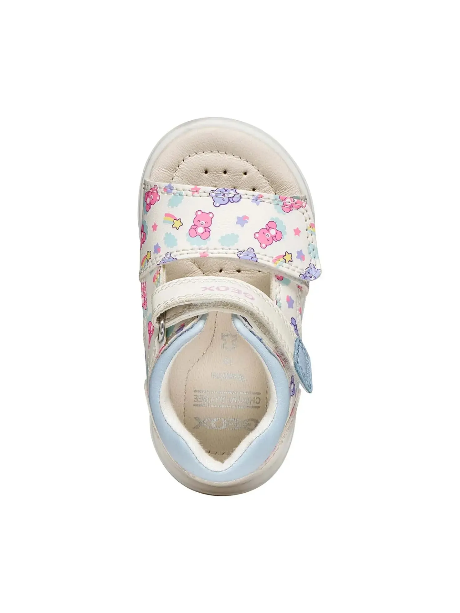 SANDALO BAMBINA - GEOX BIANCO-BLU - B556FC 05404