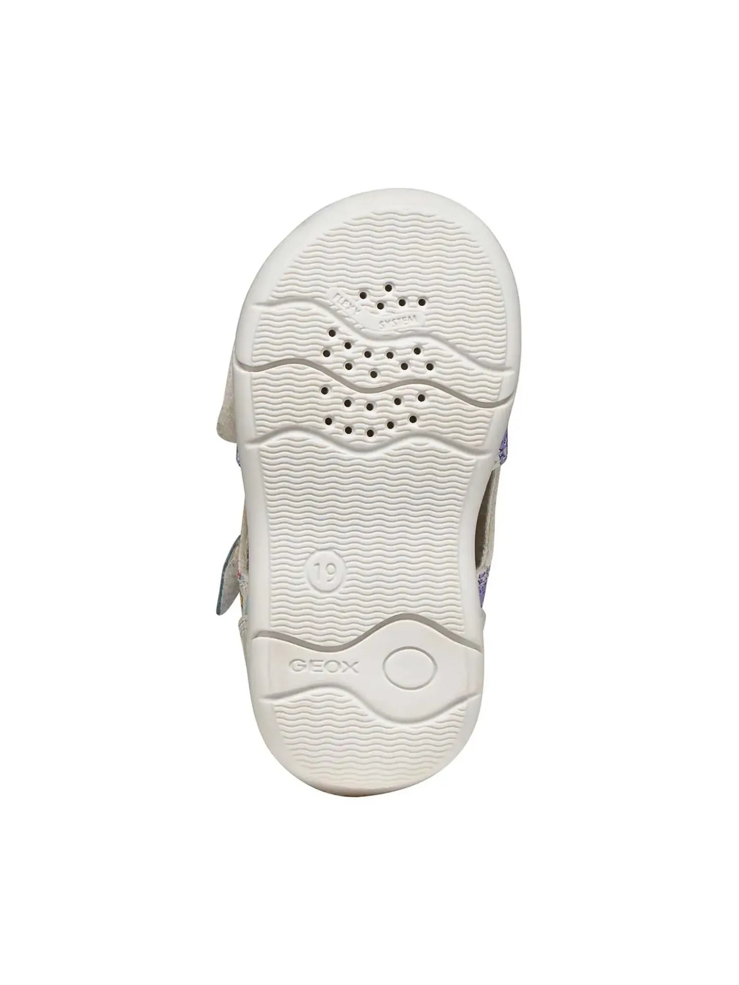 SANDALO BAMBINA - GEOX BIANCO-BLU - B556FC 05404