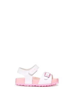 SANDALO BAMBINA - GEOX BIANCO-ROSA - B652RA 000BC