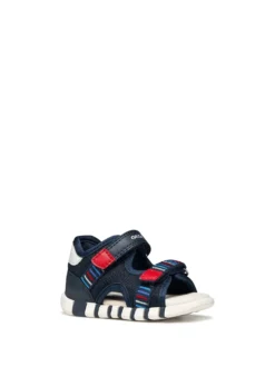 SANDALO BAMBINO - GEOX NAVY-ROSSO - B655PA 0BC14