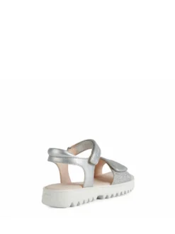 SANDALO RAGAZZA - GEOX ARGENTO - J256EB 0NFEW