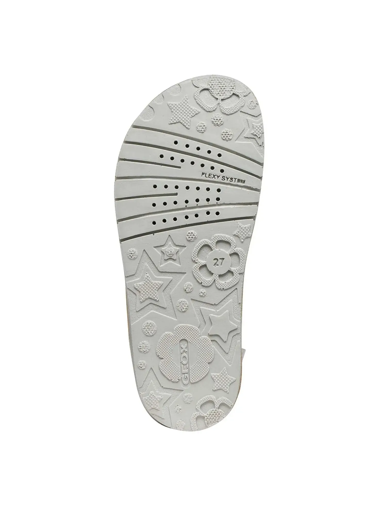 SANDALO RAGAZZA - GEOX BIANCO-ARGENTO - J55EAE 0BCEW