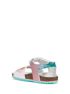 SANDALO RAGAZZA - GEOX BIANCO - J558MG 000NF