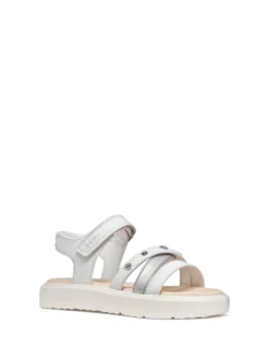 SANDALO RAGAZZA - GEOX BIANCO - J45DBI 000BC
